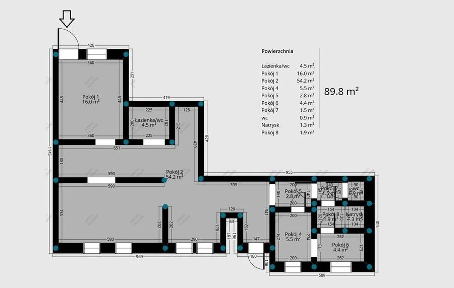 bien commercial à louer à Ełk | 89,8 m²