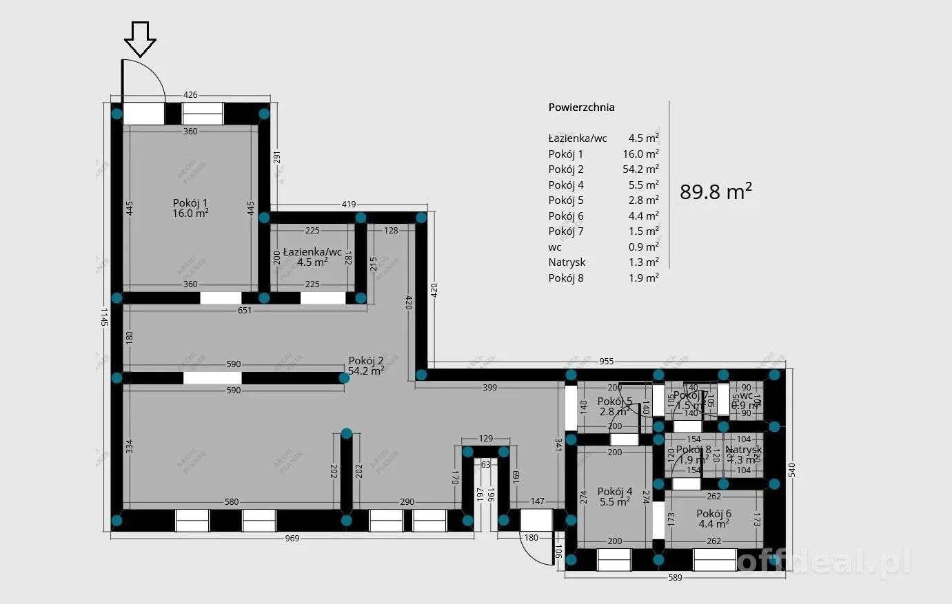 bien commercial à louer à Ełk | 89,8 m²