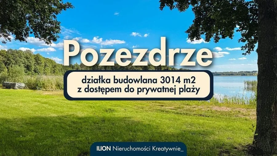 Przytuły | działka bud. 3014 m2 + dostęp do plaży