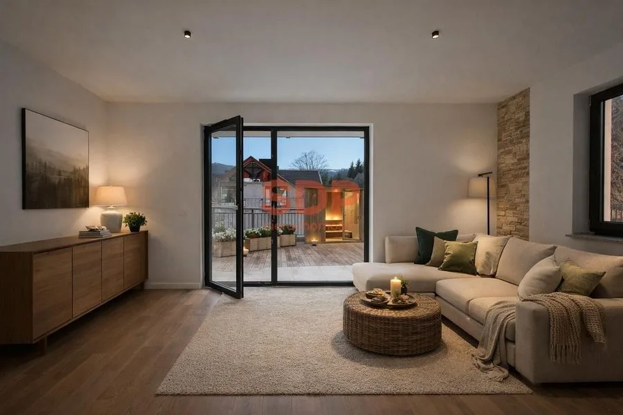 Apartament z widokiem na góry | STREFA SPA |