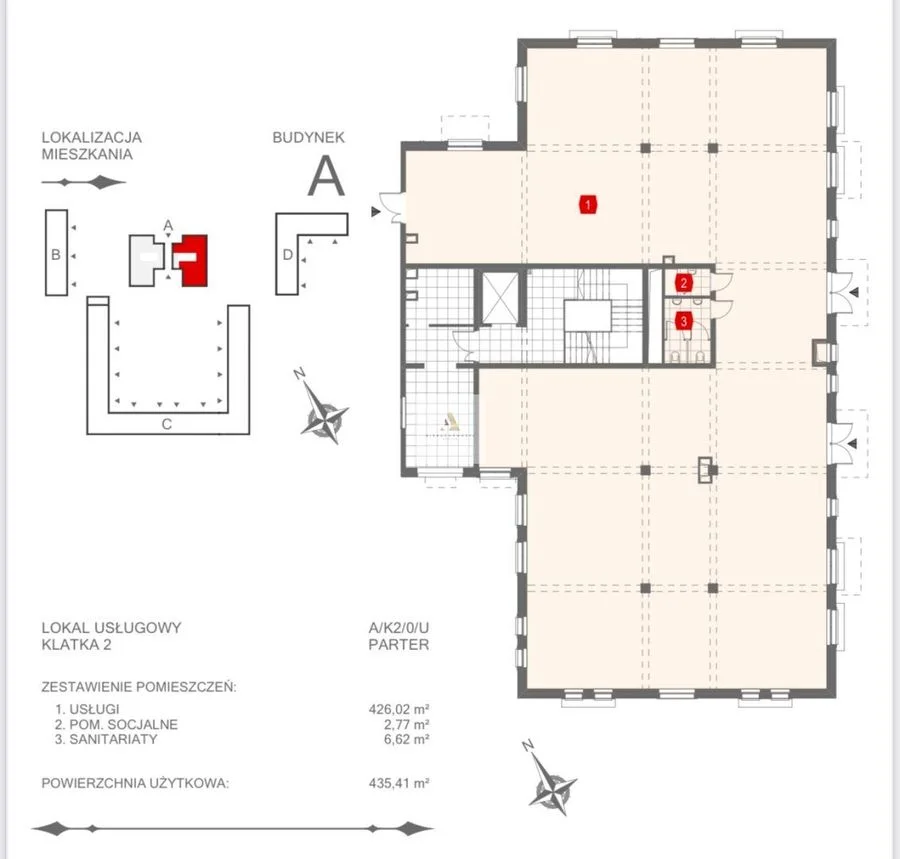 комерційна нерухомість в оренду у Kobierzyce | 67,43 m²
