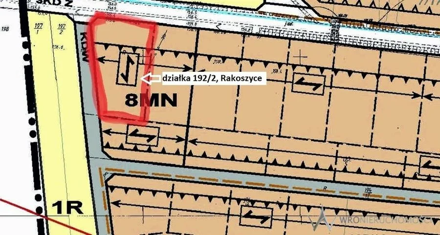Działka budowlana z mediami, Rakoszyce k.Kątów Wr.