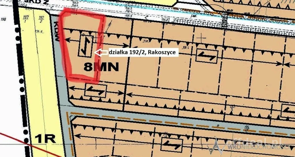 Działka budowlana z mediami, Rakoszyce k.Kątów Wr.