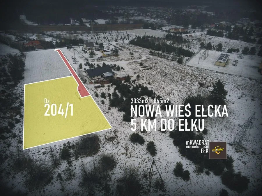 ділянка на продаж у Ełk, Nowa Wieś Ełcka | 3 033 m²