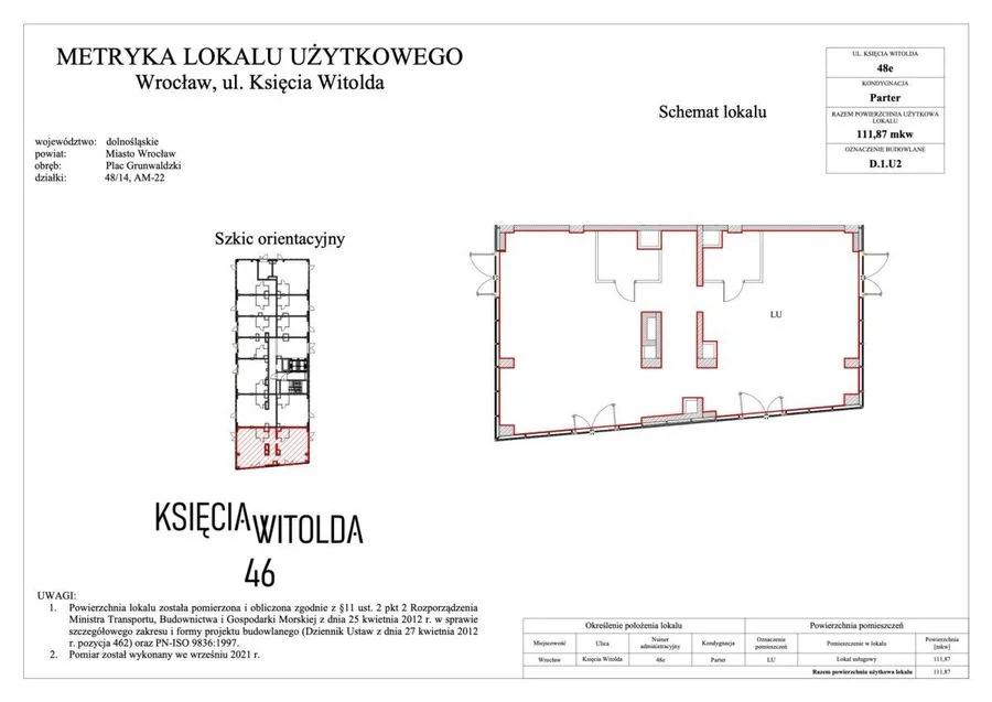 Prestiżowa lokalizacja ul. Księcia Witolda 48