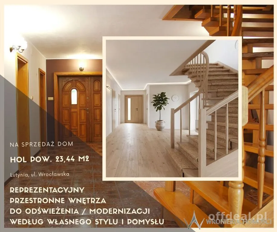 biznes + dom | 15 min od Wrocławia | Lutynia