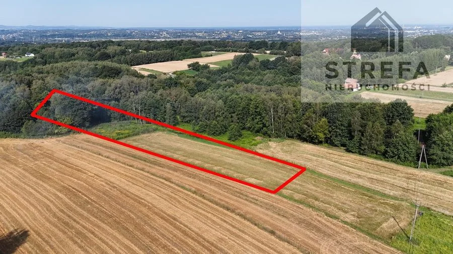 Malownicza działka zagrodowa z prywatnym lasem (30,48 ara) – Poręba Radlna pod Tarnowem
