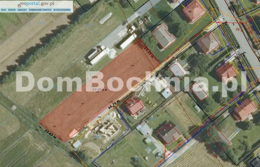 Maszkienice koło Brzeska 21 ar w 2ga linia media