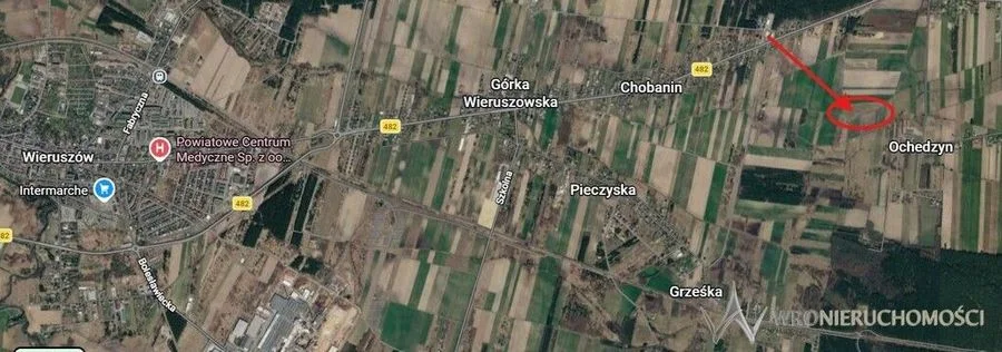 Grunt przemysłowy SP 1,46 ha | S8 | Wieruszów