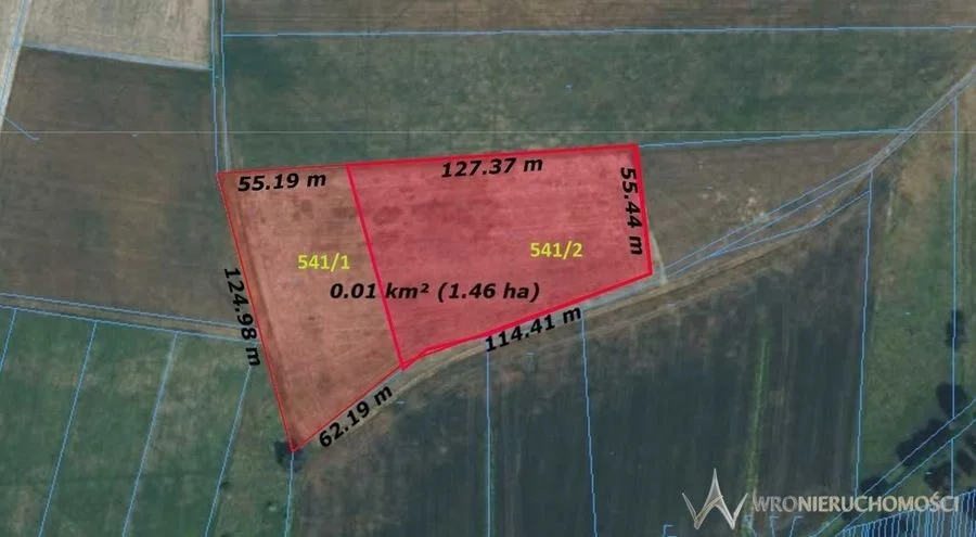 Grunt przemysłowy SP 1,46 ha | S8 | Wieruszów
