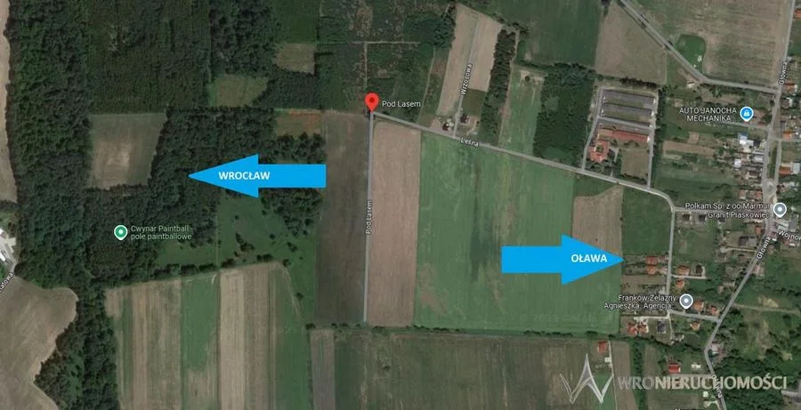 Jeszkowice działka z PnB - 1070 m2