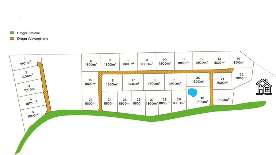 plot for sale in Brejdyny | 3,000 m²