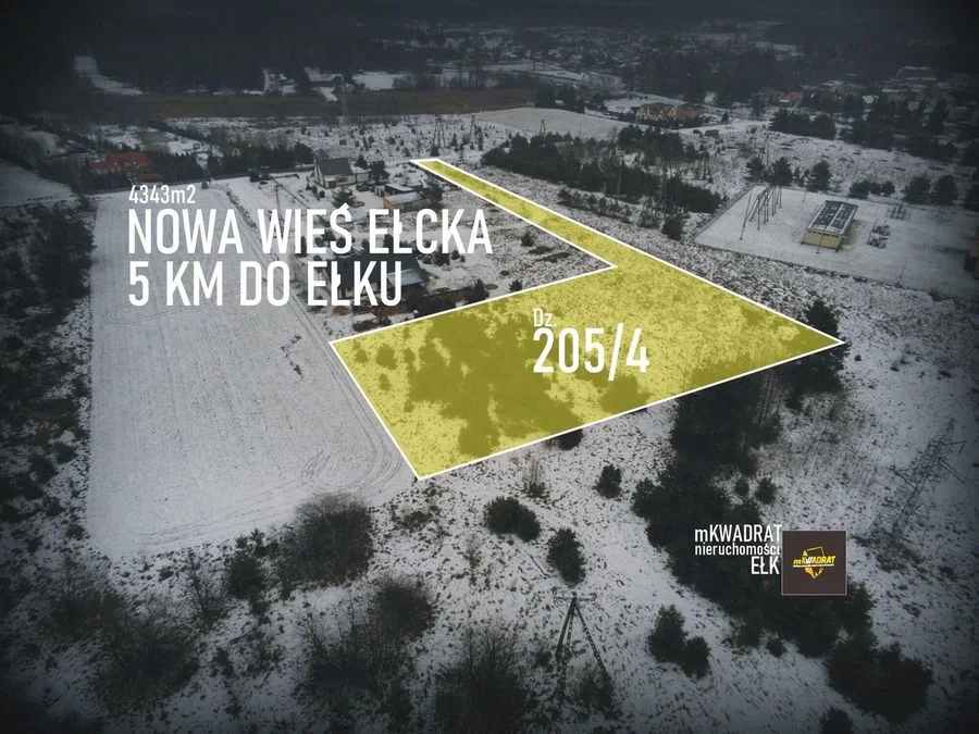 ділянка на продаж у Ełk, Nowa Wieś Ełcka | 4 343 m²