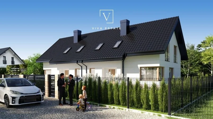 NOWY DOM W USTANOWIE – 130 m² + OK. 400 m² DZIAŁKI
