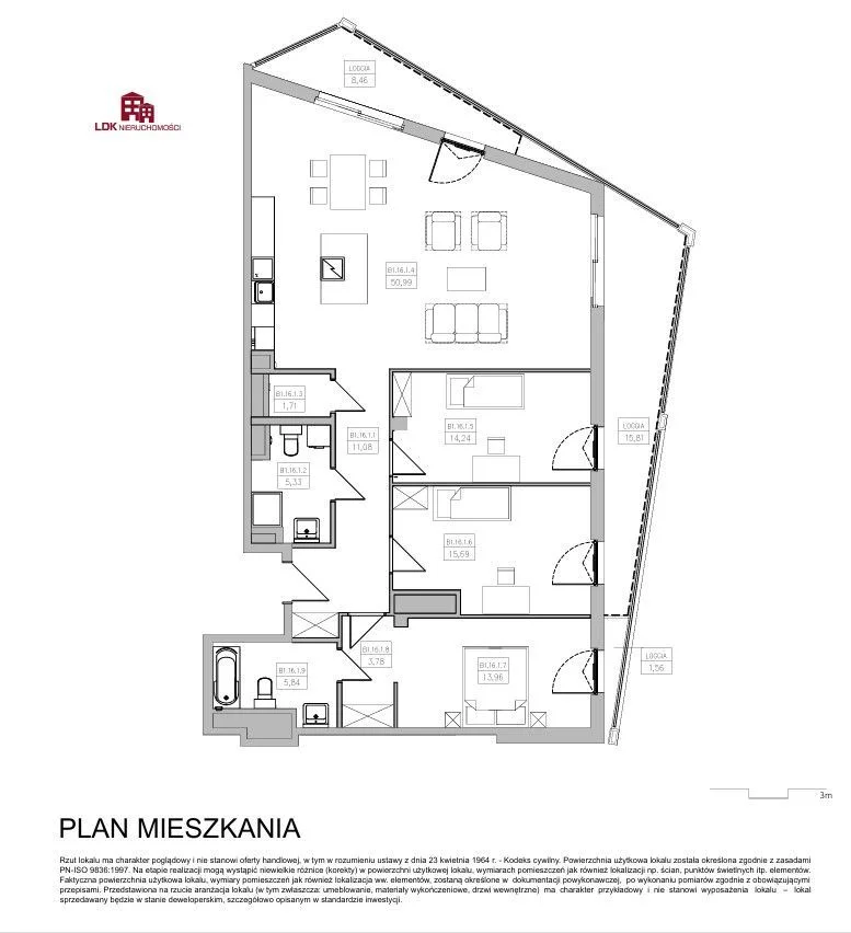 Apartament w prestiżowej dzielnicy Redłowo