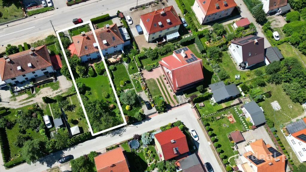 Giżycko | dom bliźniak z dużym ogrodem