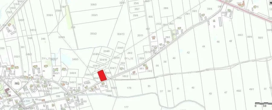Czernin uzbrojona działka budowlana o pow. 1620 m2