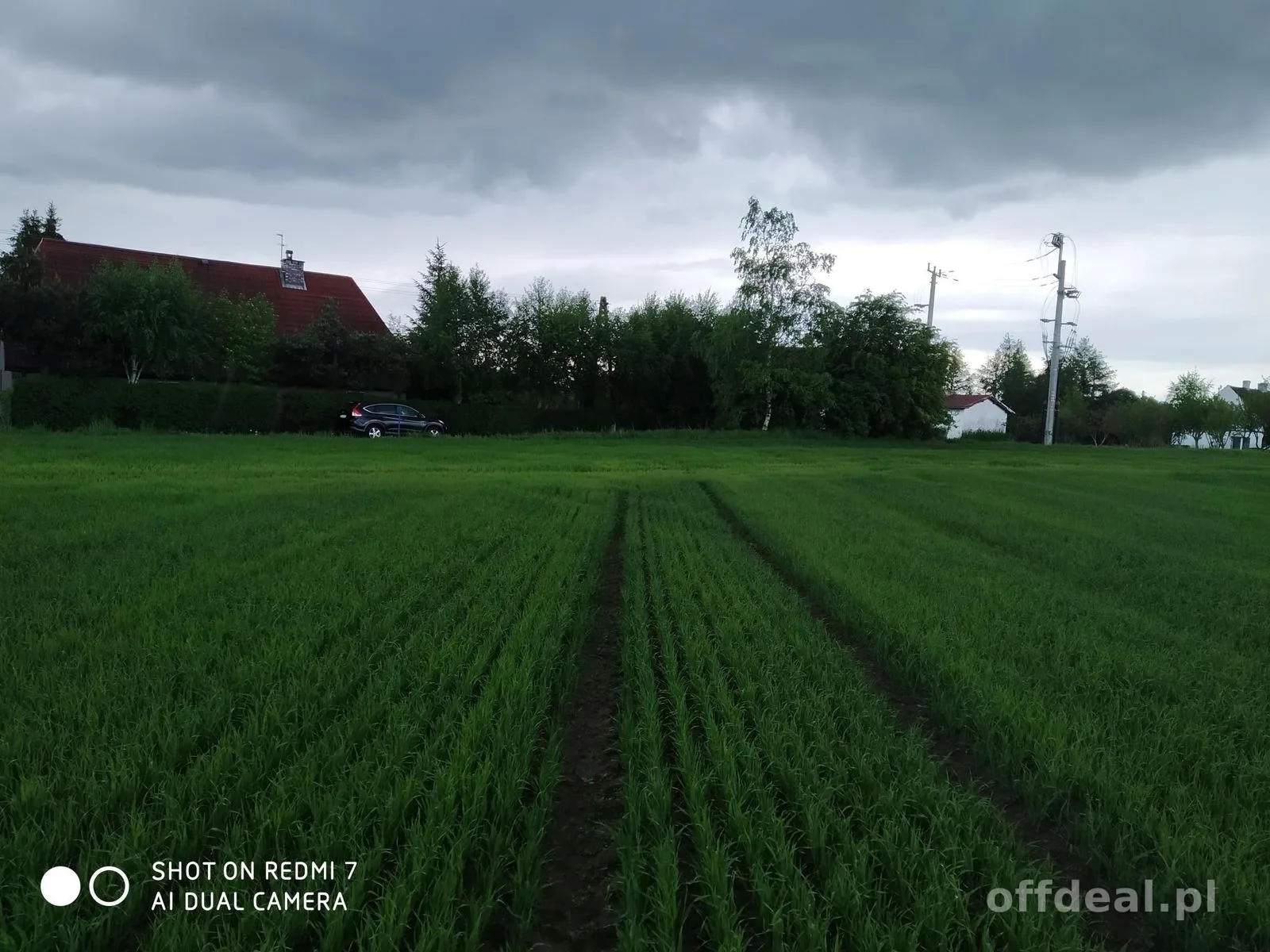 Czernin uzbrojona działka budowlana o pow. 1620 m2