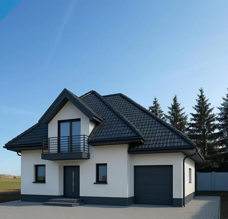Nowy dom, 6 pokoi, funkcjonalny układ