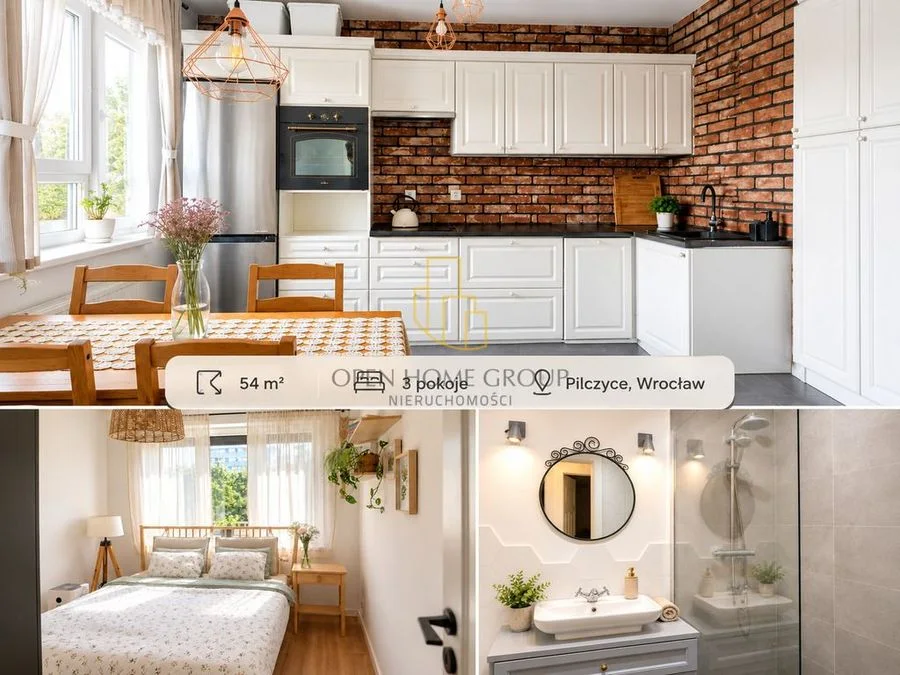 Pilczyce | 54 m² | 2 pokoje + salon