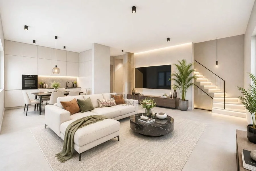 Dom szeregowy 112 m² |36 m² strych|Garaż|Ogród