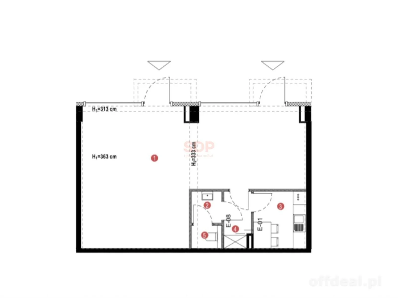 commercial property for rent in Wrocław, Śródmieście, Nadodrze | 66 m²