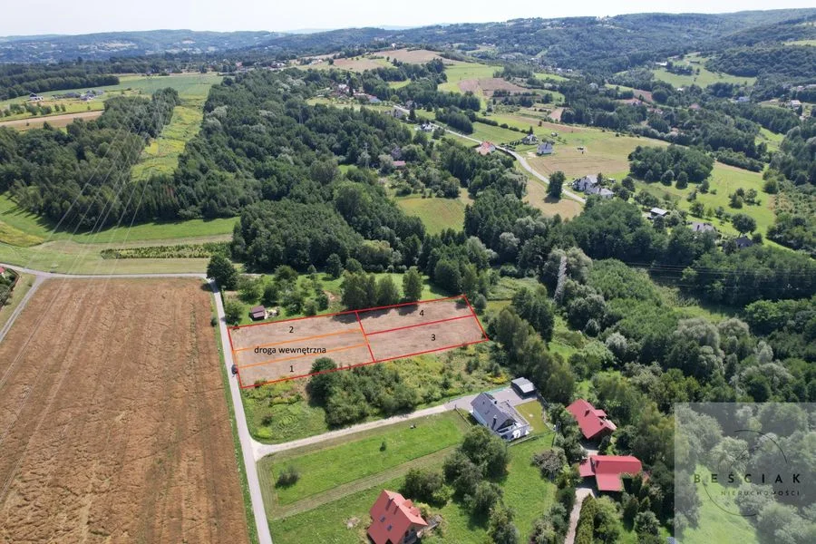 Na sprzedaż – widokowe działki budowlane w Szczepanowicach, gm. Pleśna, Małopolska