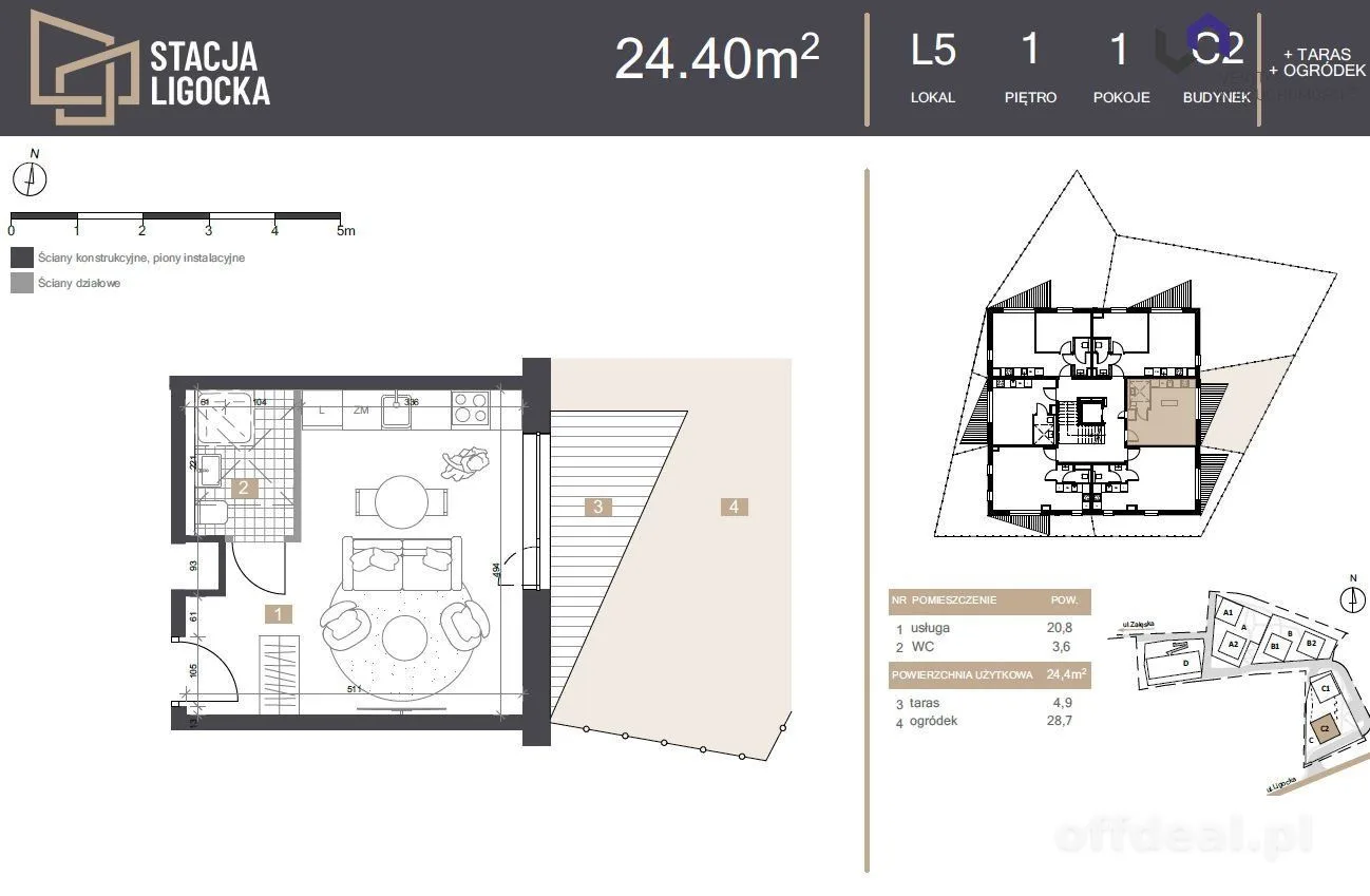 NOWE MIESZKANIA. 1 POKój  OGRÓDEK 27,7m2  23% VAT!