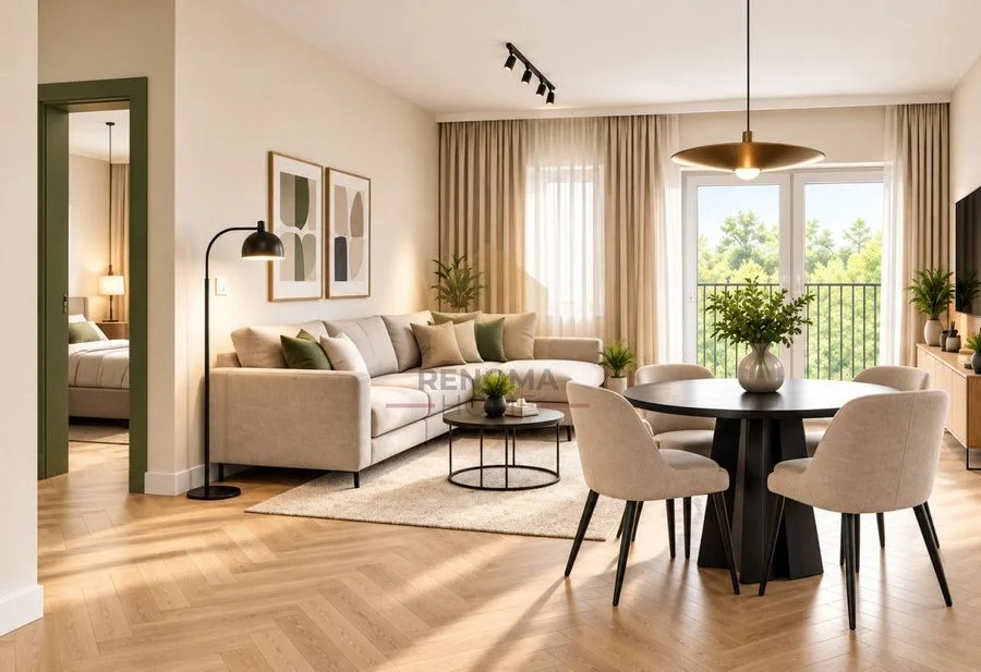 NOWE 2 POKOJE | 48,59 m² | BALKON | STARY MŁYN