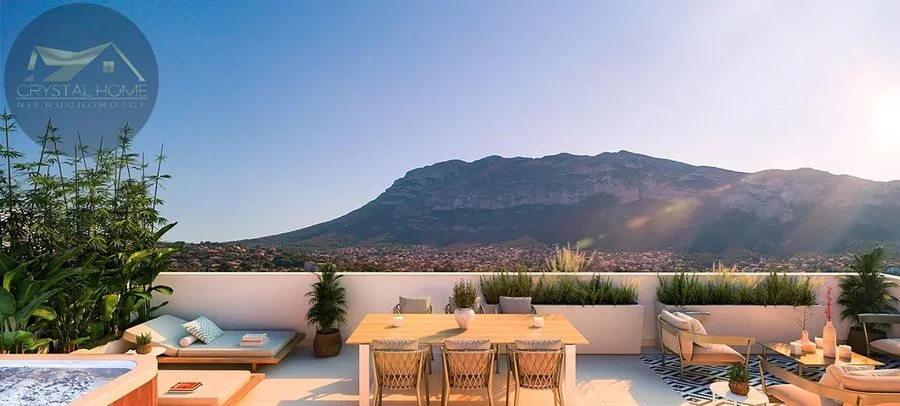 Gotowy penthouse 500 m od plaży w miasteczku Dénia