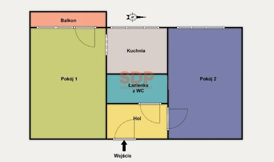 2-Zimmer Wohnung zum Verkauf in Łódź, Teofilów | 37,25 m²