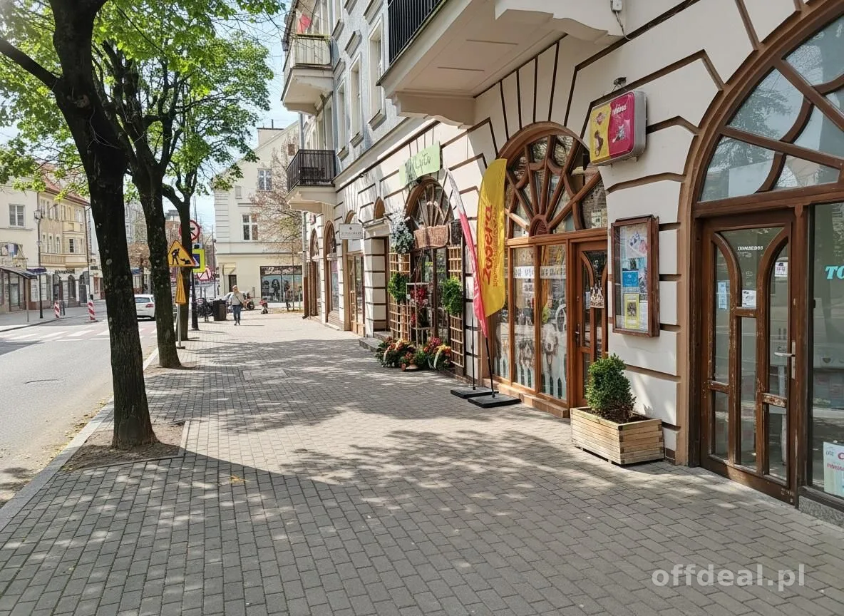 Lokal na parterze z możliwością przerobienia na mieszkanie.