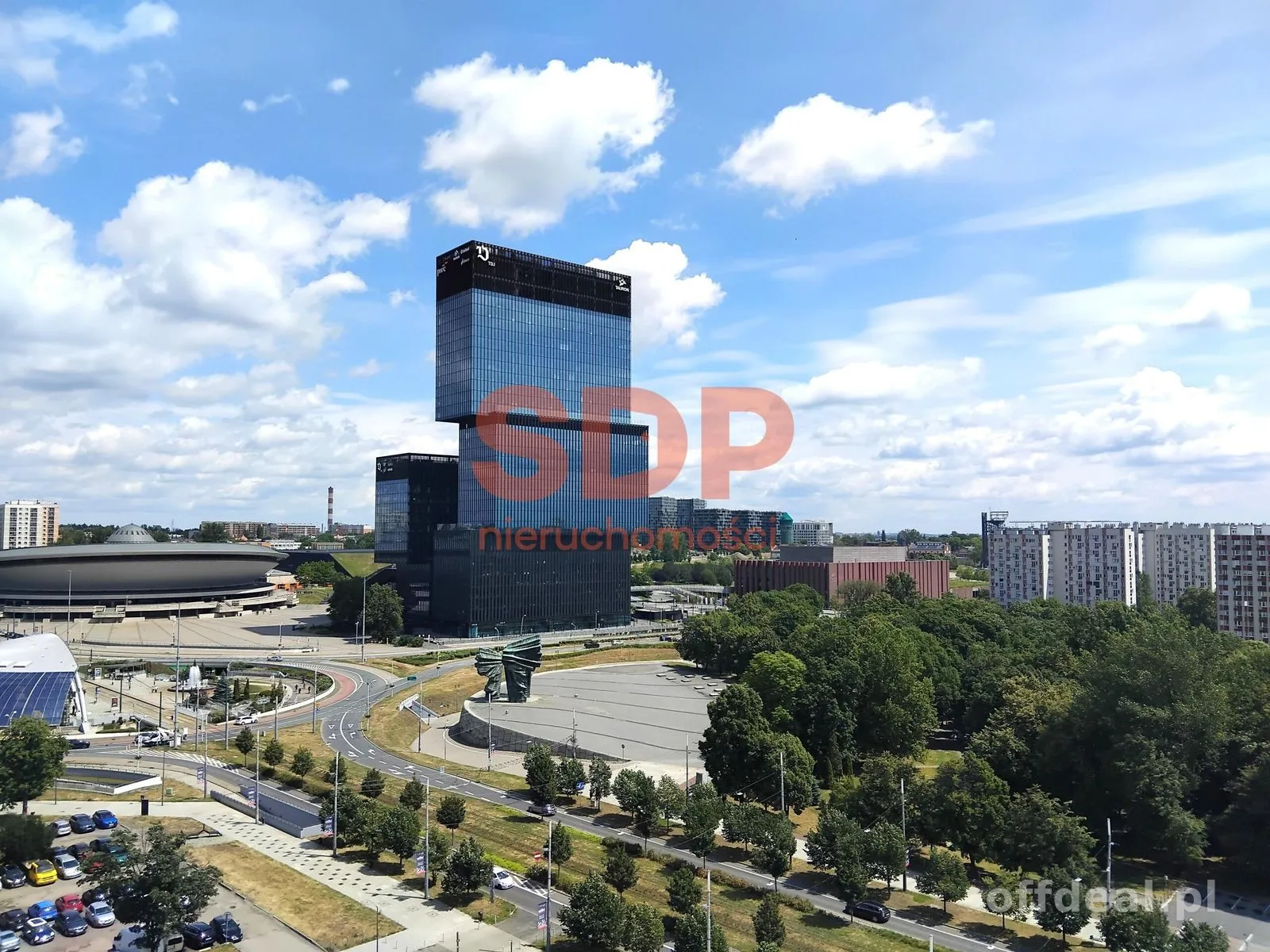 Nowoczesny apartament w sercu Katowic | Widok na spodek i NOSPR