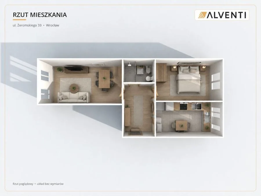 62,79 m2 w kamienicy | Ołbin | 2 pokoje