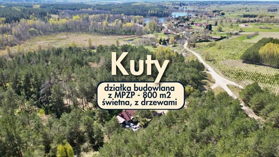 Kuty | działka budowlana z MPZP 800 m2