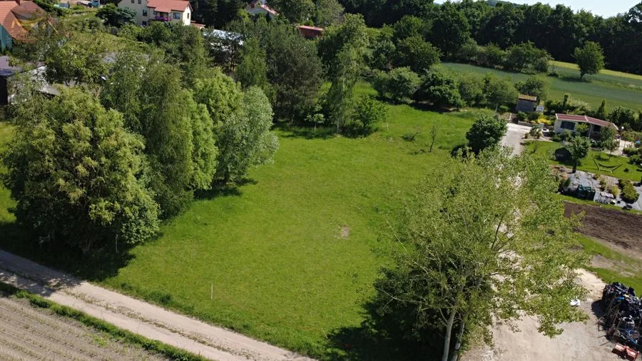 DZIAŁKA BUDOWLANA W GRODZISZCZU/ WIDOK NA GÓRY