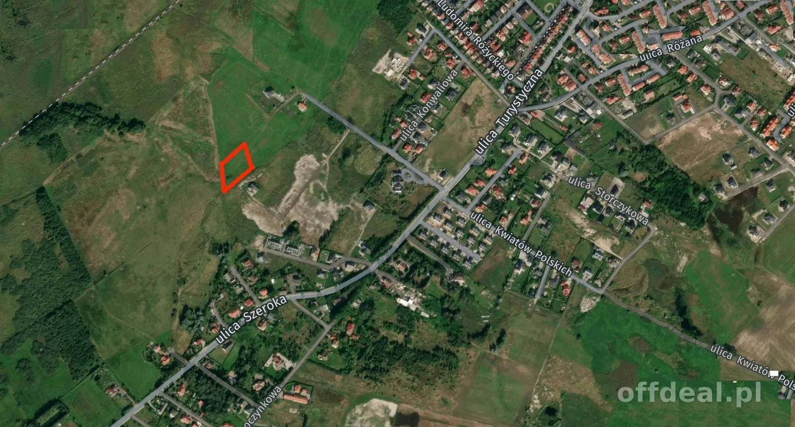 Kołobrzeg - Zieleniewo działka o pow. 5.172 m2