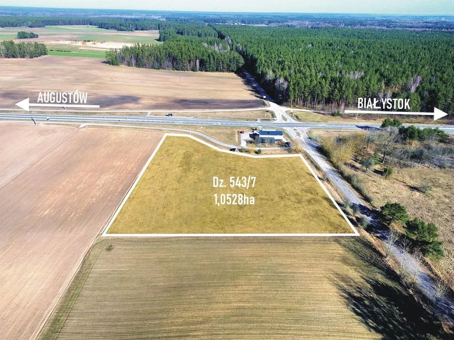 ділянка на продаж у Sztabin, Cisów | 10 528 m²