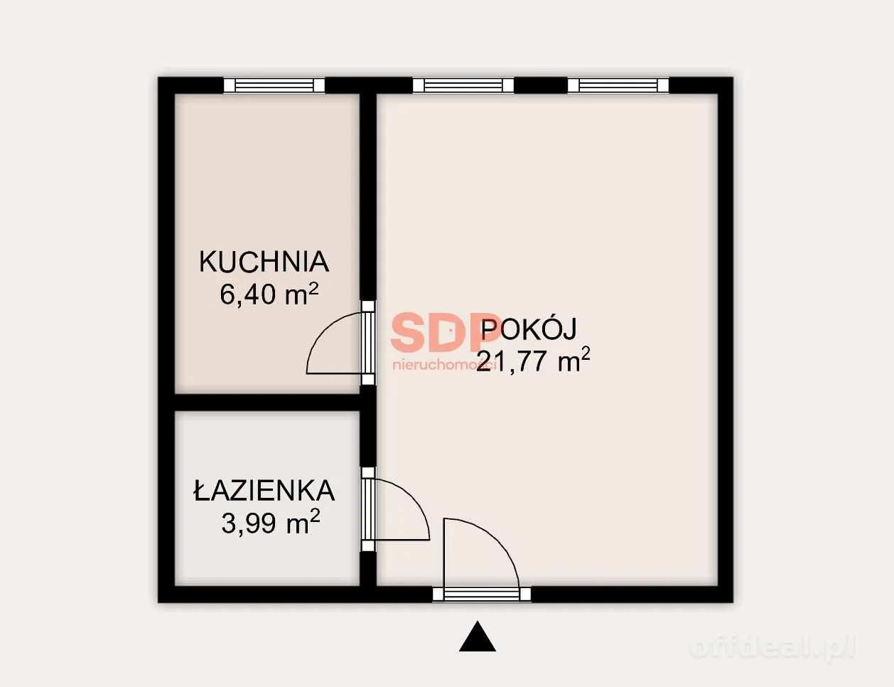 kawalerka z osobną kuchnią | wysokie sufity | winda | pierwszy najem