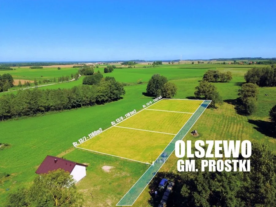 ділянка на продаж у Prostki, Olszewo | 1 182 m²