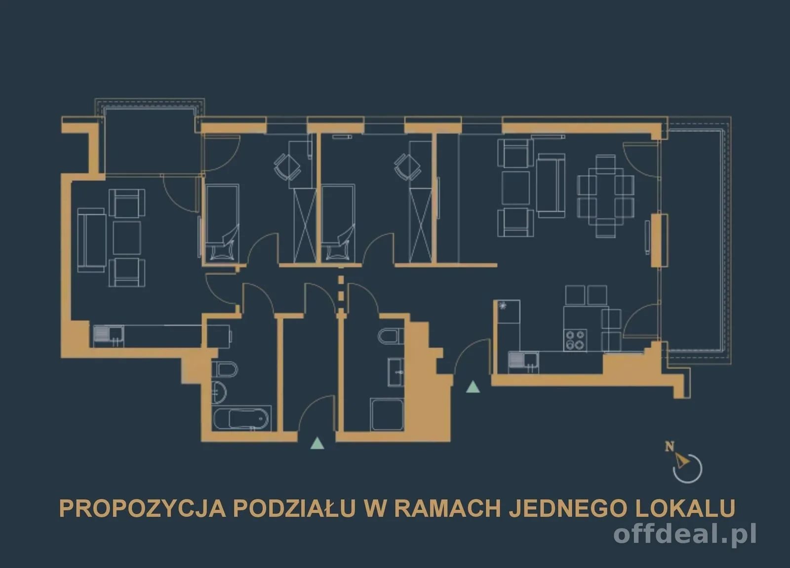 appartement à vendre à Ełk, Osiedle Jeziorna | 4 pièces | 92,87 m²