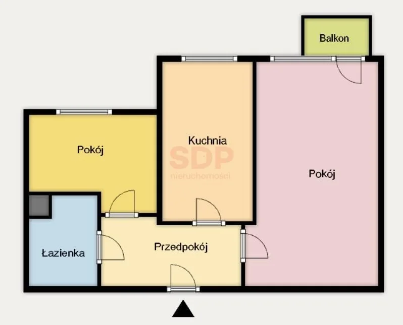 2 pokoje | 50,2 m2 | balkon | do remontu | Muchobór Mały