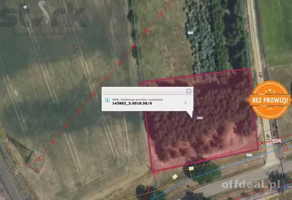 Grundstück zum Verkauf in Gąba | 3.600 m²
