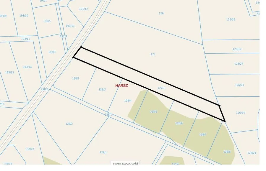 plot for sale in Harsz | 5,494 m²