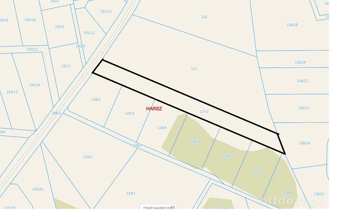plot for sale in Harsz | 5,494 m²
