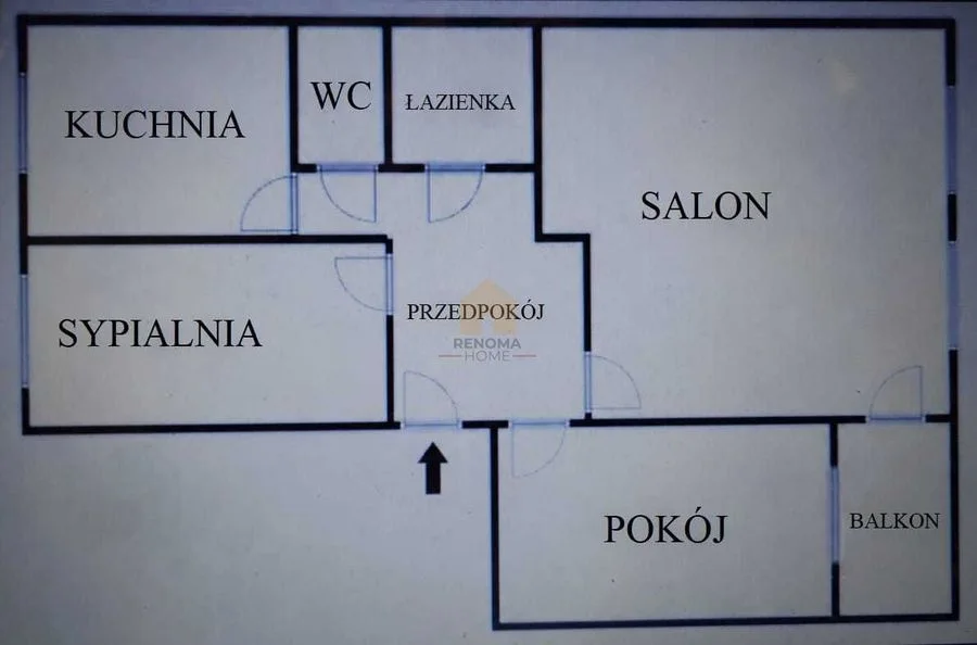 Różanka 3 pokoje+ balkon dla rodziny z dziećmi.