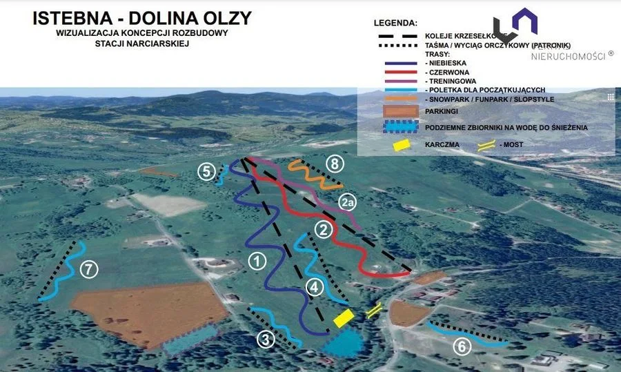 KOMPLEKS DZIAŁEK POD BUDOWE OŚRODKA NARCIARSKIEGO