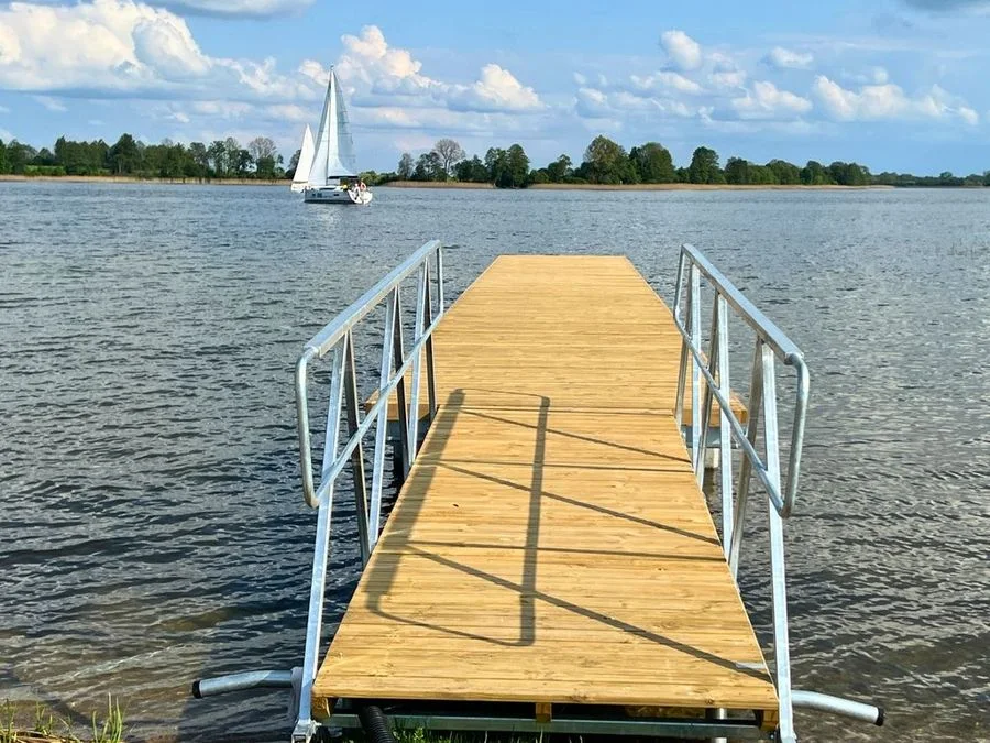 Działki | Szlak WJM | marina | Jezioro Jagodne |