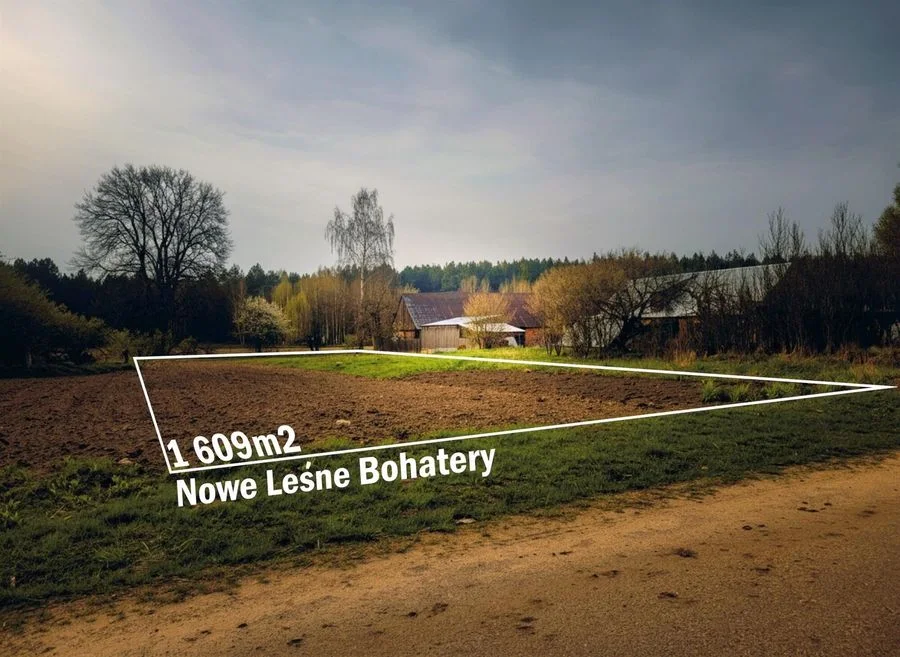 ділянка на продаж у Lipsk, Nowe Leśne Bohatery | 1 609 m²