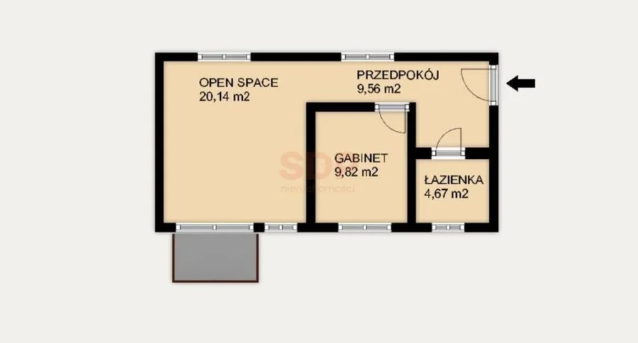 commercial property for rent in Wrocław, Śródmieście, Plac Grunwaldzki | 44.19 m²